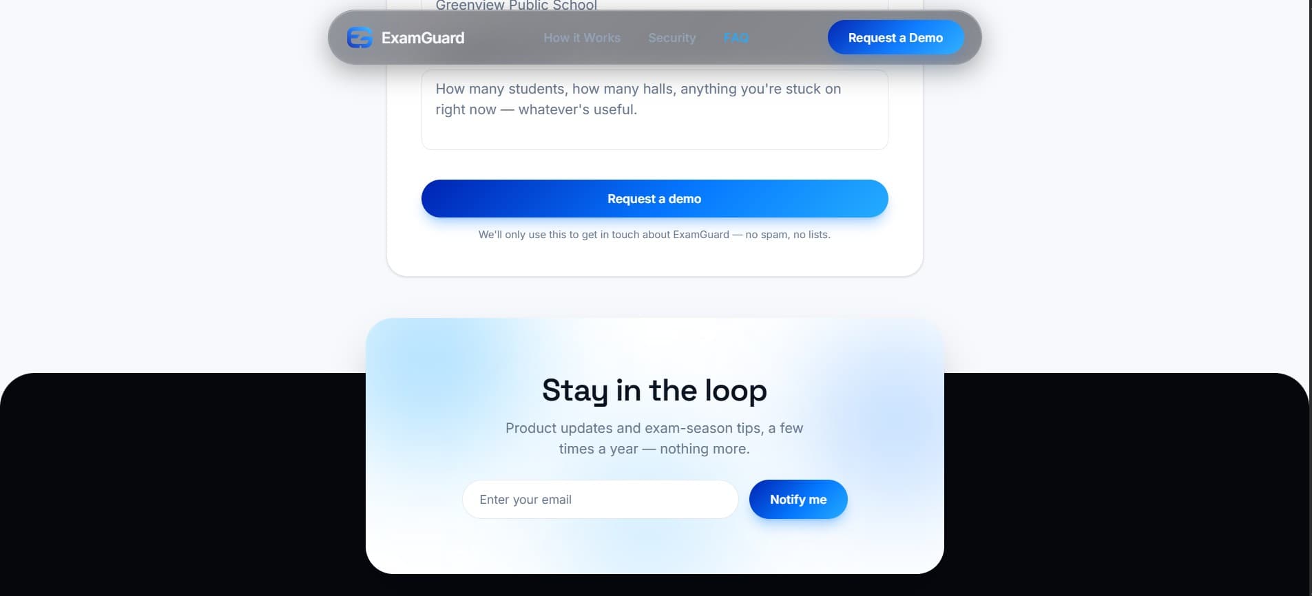 ExamGuard desktop screen 3